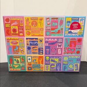 Galison Zodiac Power 1000 Piece jigsaw Puzzle 🔴2/$25🔴